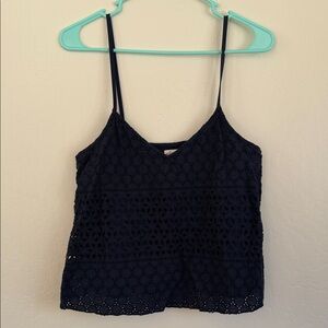 Hollister Midnight Blue Lace Camisole